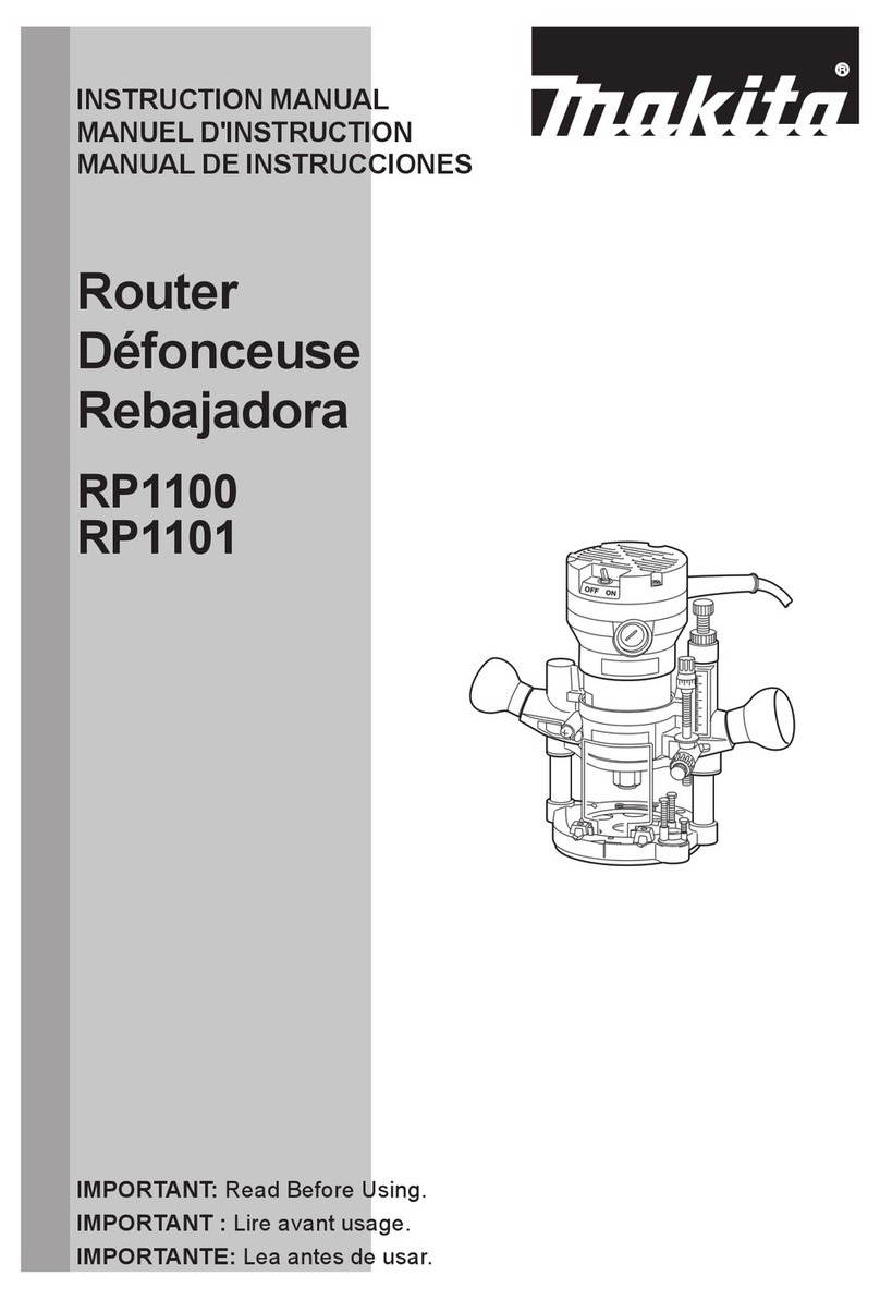 Makita RP1100 instruction manual