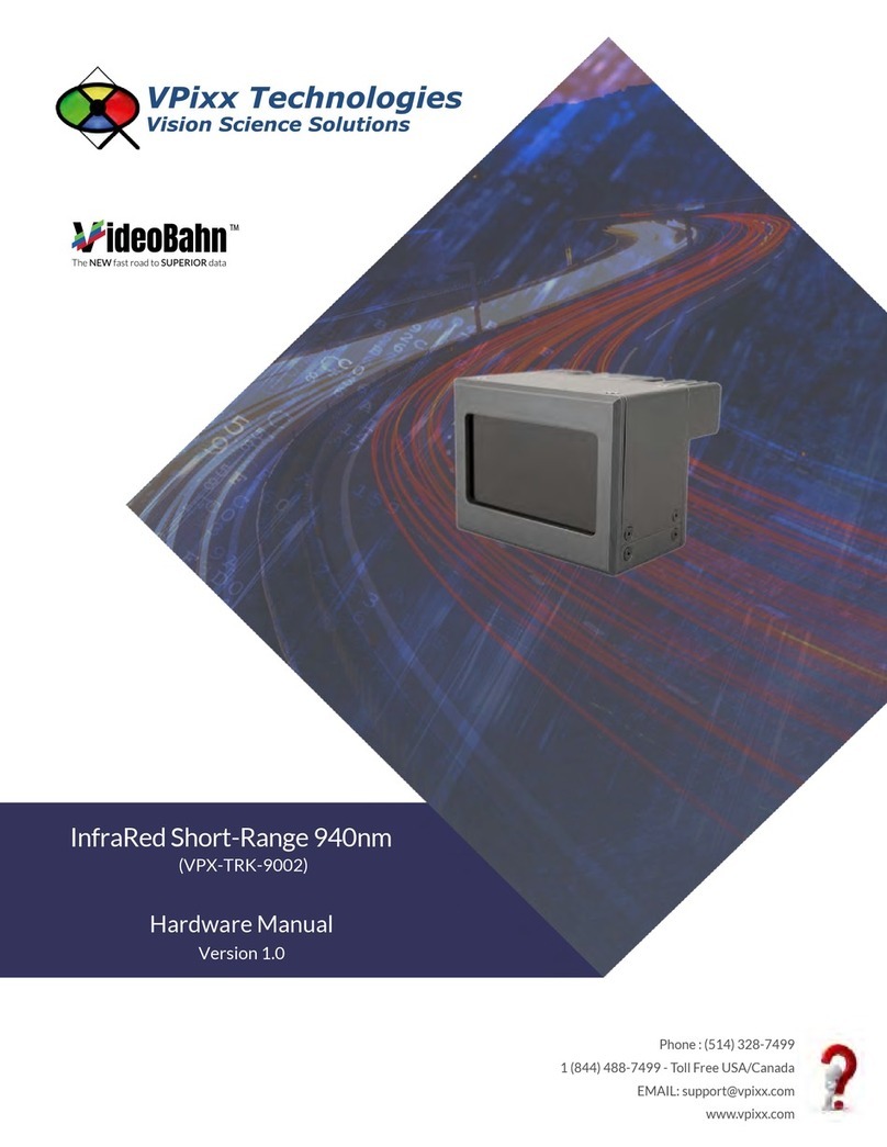 VPixx Technologies VPX-TRK-9002 Hardware manual