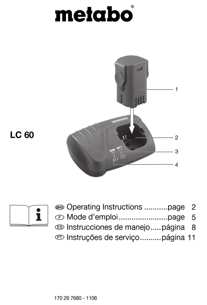 Metabo LC 60 operating instructions