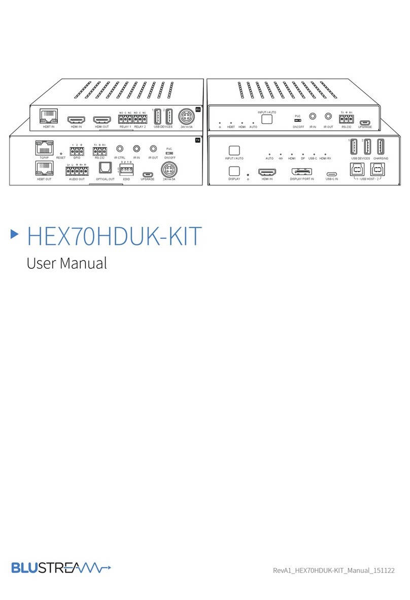 Bluestream HEX70HDUK-KIT user manual