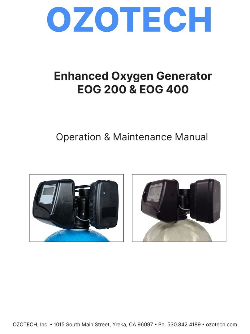 Ozotech EOG 200 Operation & maintenance manual