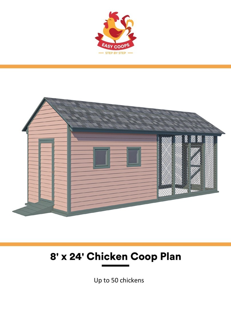 EASY COOPS Chicken Coop Plan 8x24 Assembly instructions EASY COOPS Chicken Coop Plan 8x24 Assembly instructions