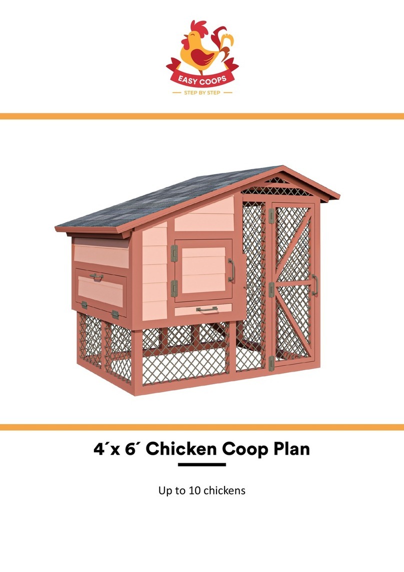 EASY COOPS Chicken Coop Plan 4x6 User manual EASY COOPS Chicken Coop Plan 4x6 User manual