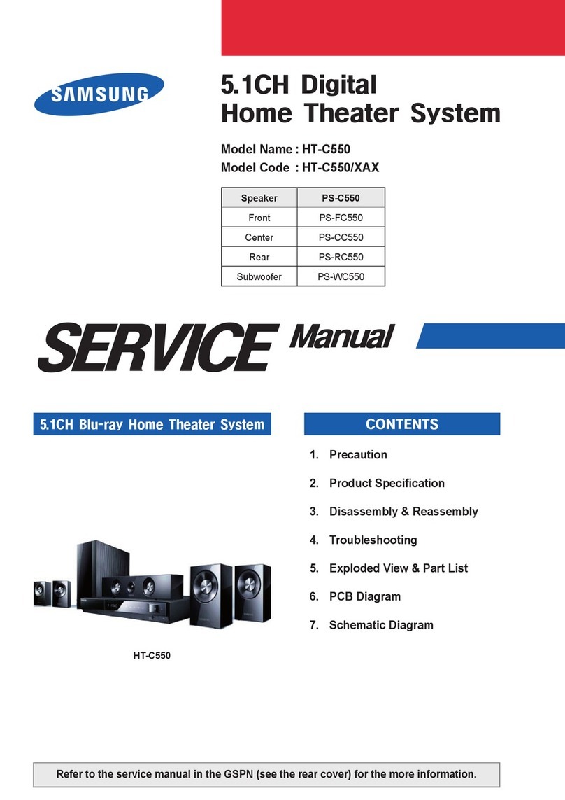 Samsung HT-C550 User manual