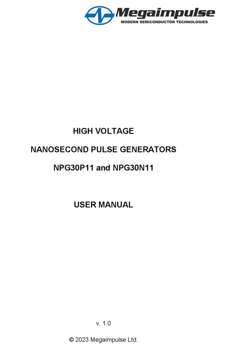 Megaimpulse NPG30P11 user manual