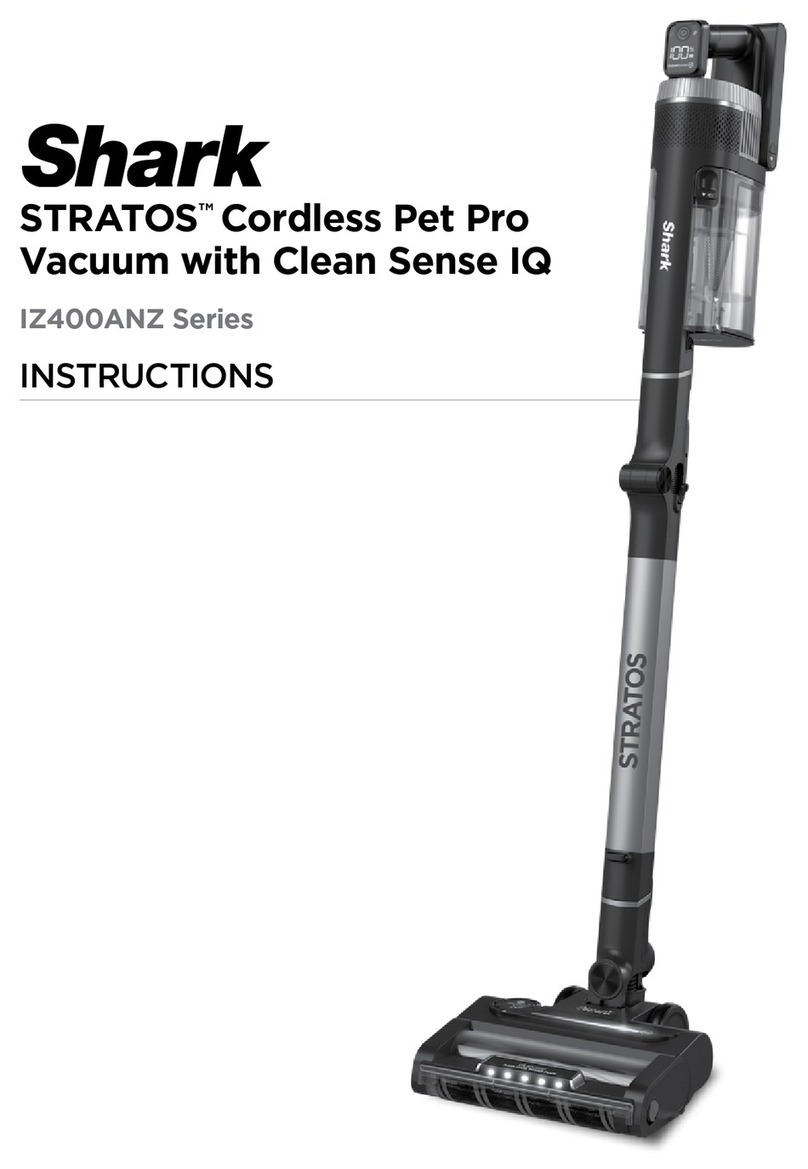 Shark STRATOS Cordless Pet Pro Vacuum with Clean Sense... User manual