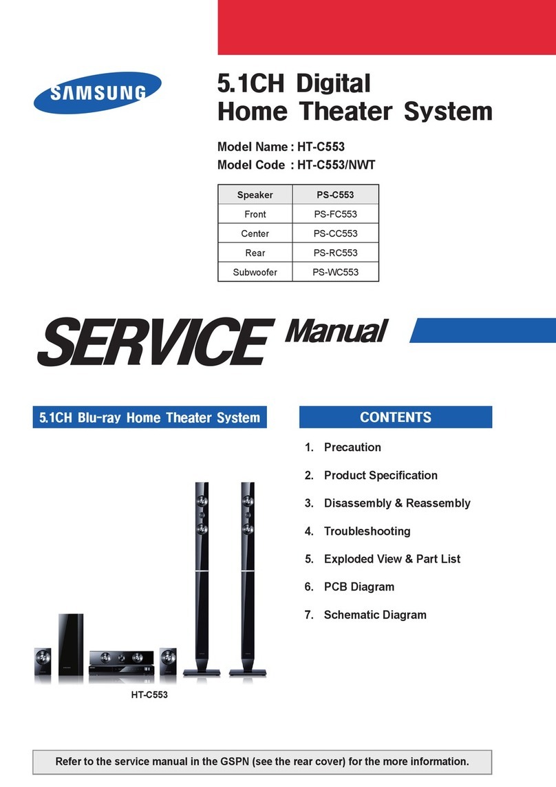 Samsung HT-C553 User manual Samsung HT-C553 User manual