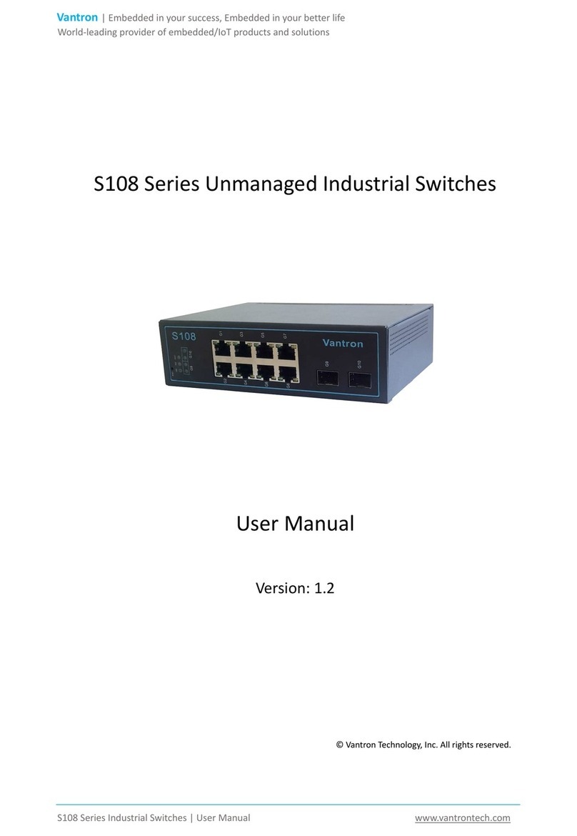 Vantron S108 Series user manual