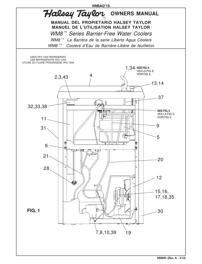 Halsey Taylor WM8 Series owner's manual