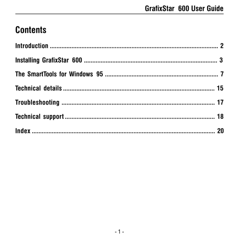 VideoLogic GrafixStar 600 user guide