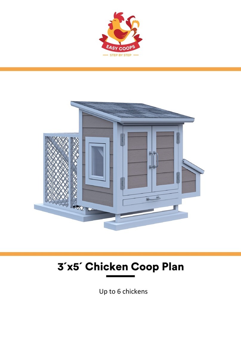 EASY COOPS Chicken Coop Plan 3x5 User manual EASY COOPS Chicken Coop Plan 3x5 User manual