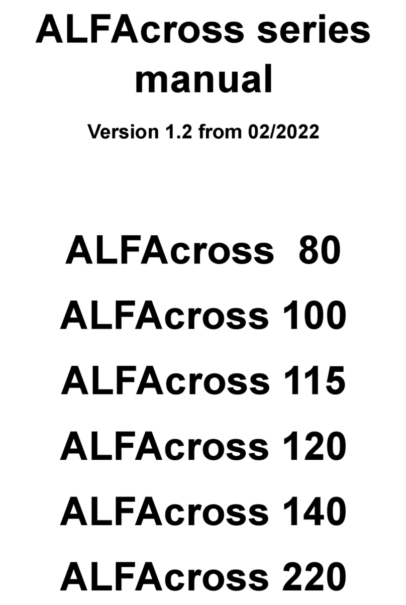 Fluggeräte ALFAcross Series manual