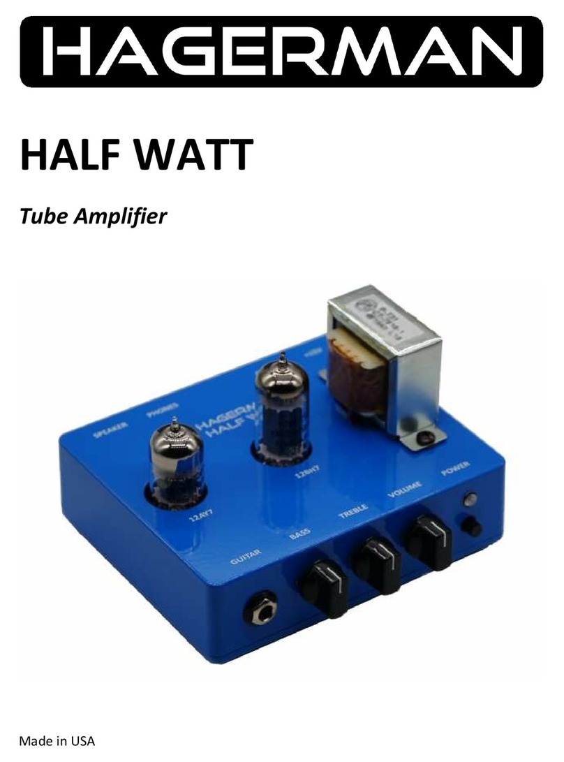 Hagerman HALF WATT quick start guide
