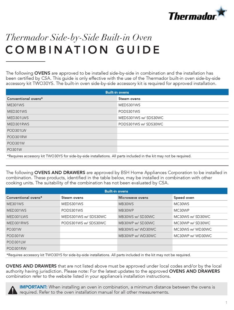 Thermador ME301WS manual