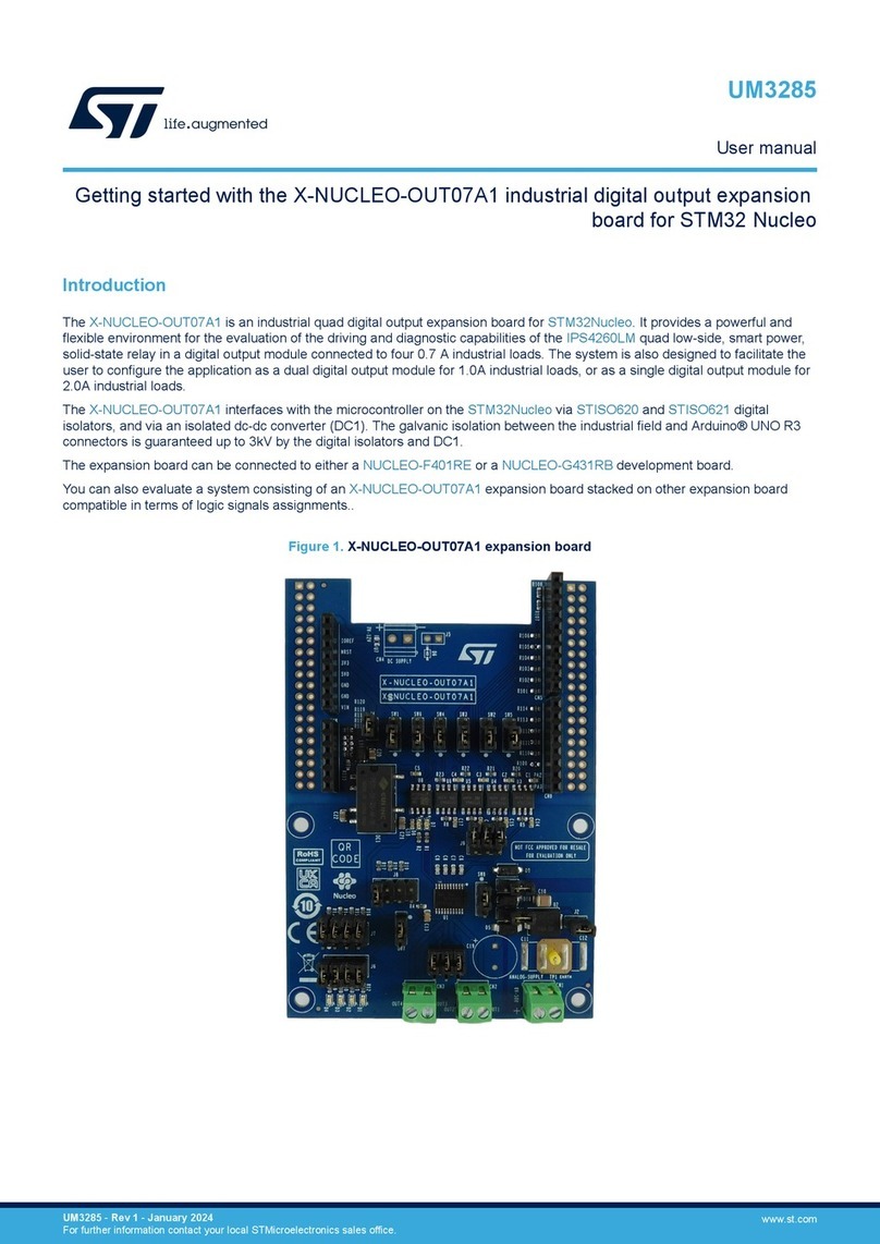ST X-NUCLEO-OUT07A1 User manual