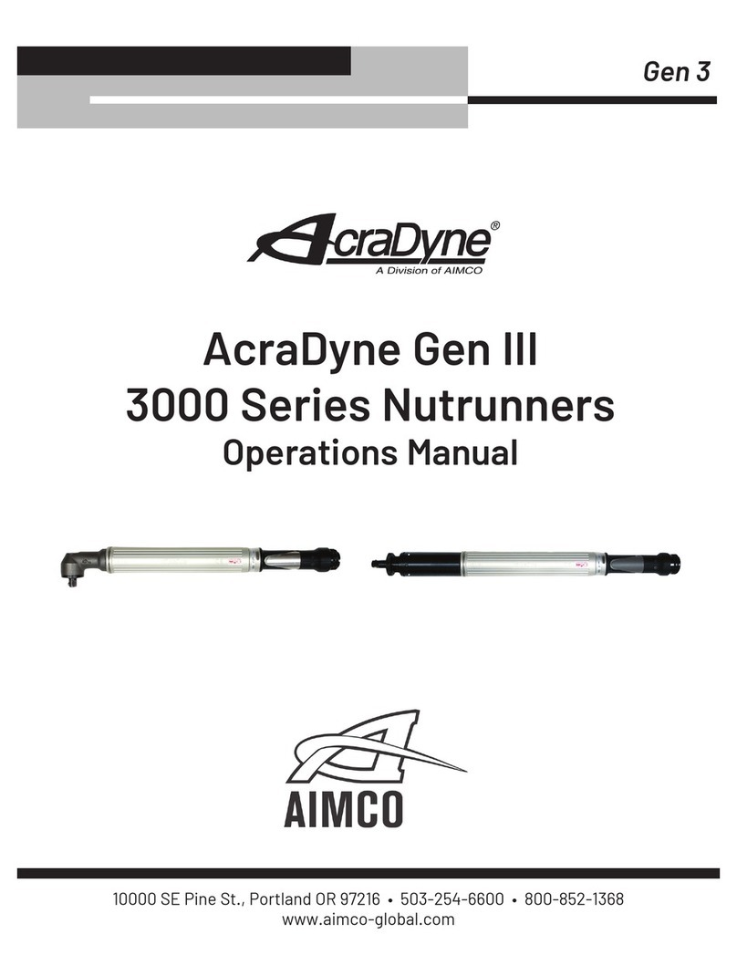 Aimco AcraDyne Gen III 3000 Series Operation manual