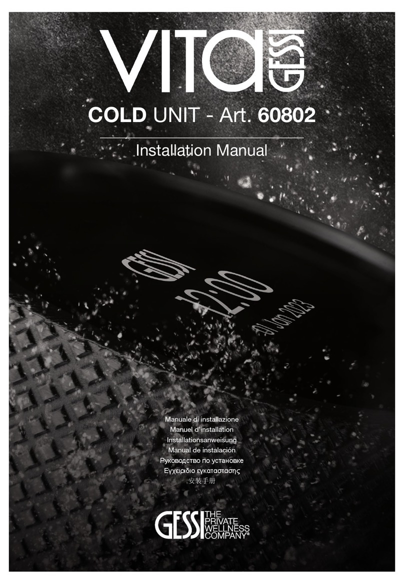Gessi VITA 60802 installation manual