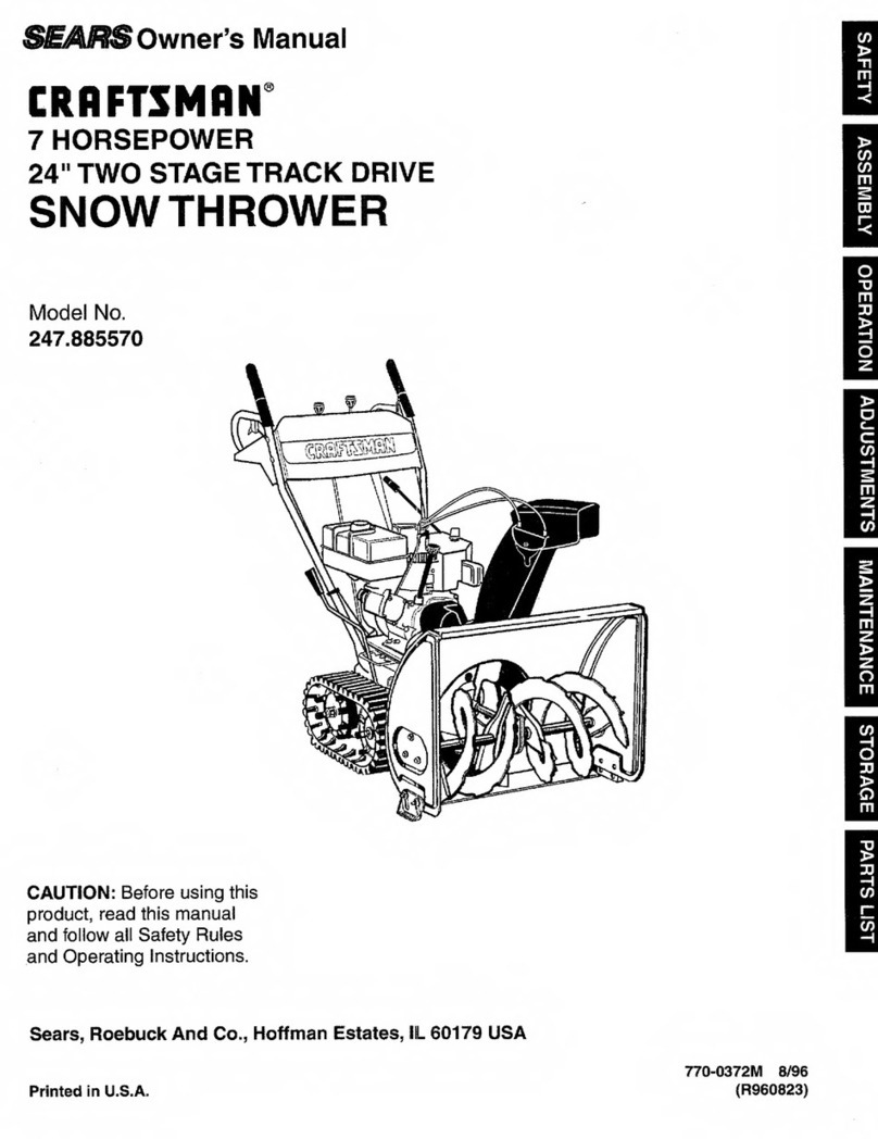 Sears CRAFTSMAN 247.885570 User manual