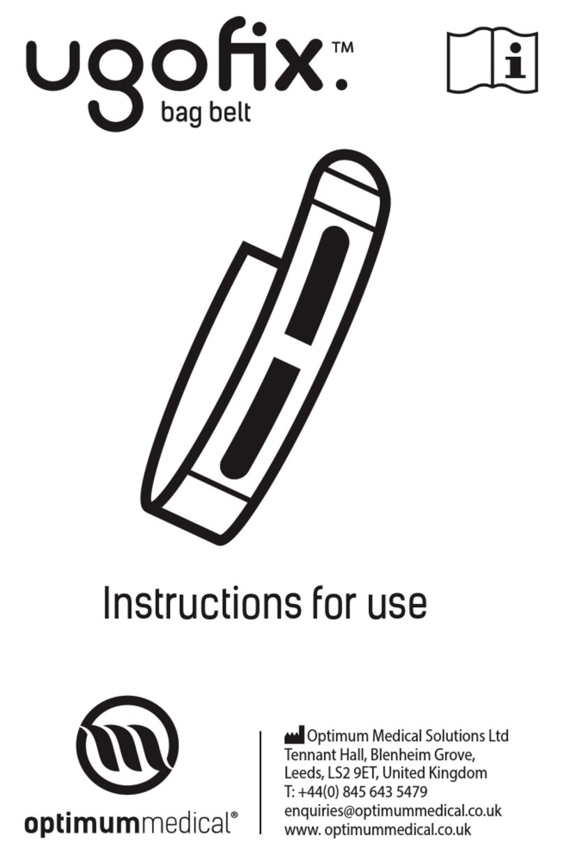Optimum Medical ugofix bag belt Instructions for use