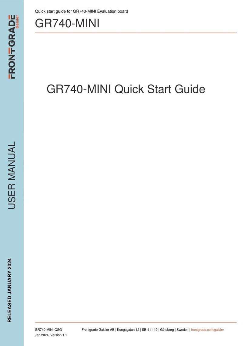 FRONTGRADE GR740-MINI quick start guide