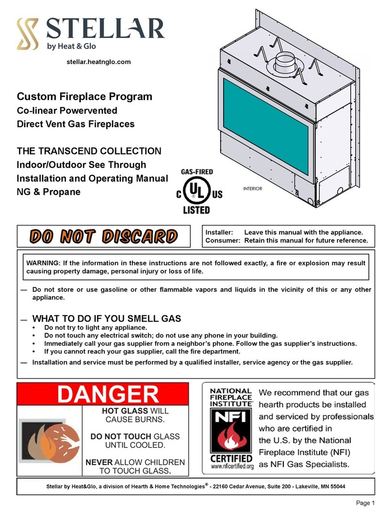 Heat & Glo STELLAR 3-IDOD-24-G User manual