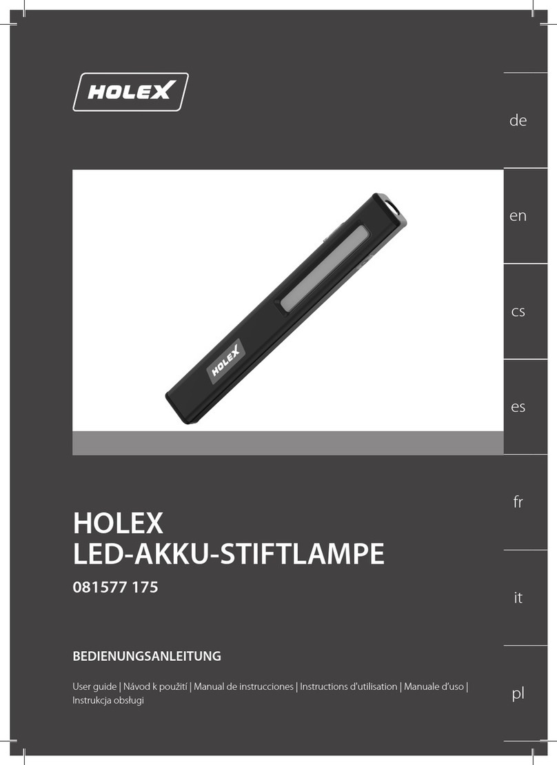 Holex 081577 175 User manual