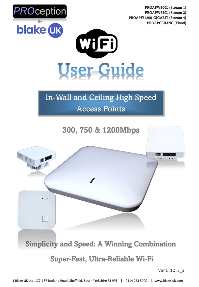 Blake UK PROCEPTION PROAPW300L User manual
