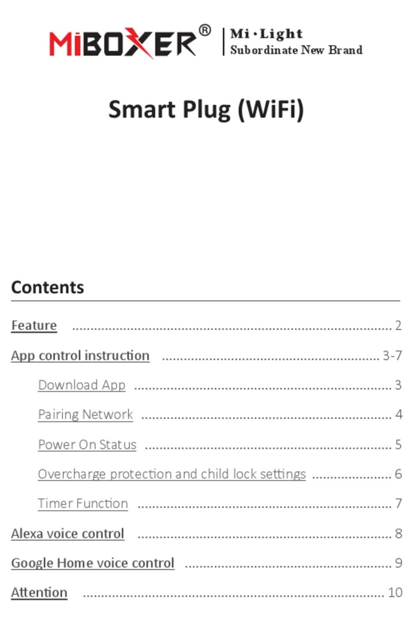Miboxer Mi-Light SWE01 instruction manual