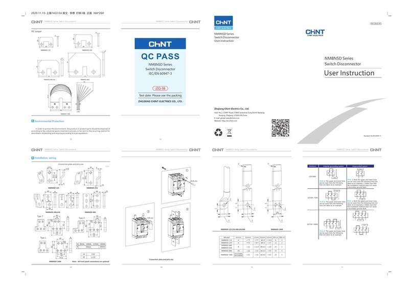 CHINT NM8NSD Series Installation instructions