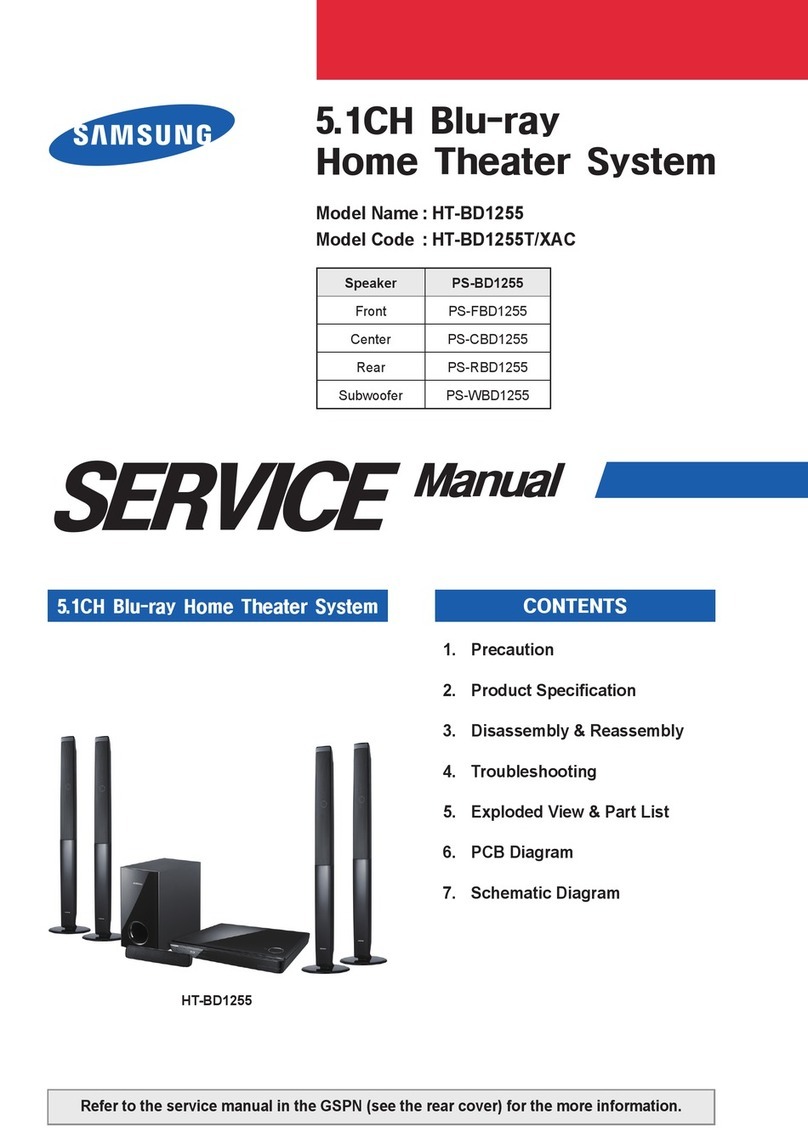 Samsung HT-BD1255 User manual