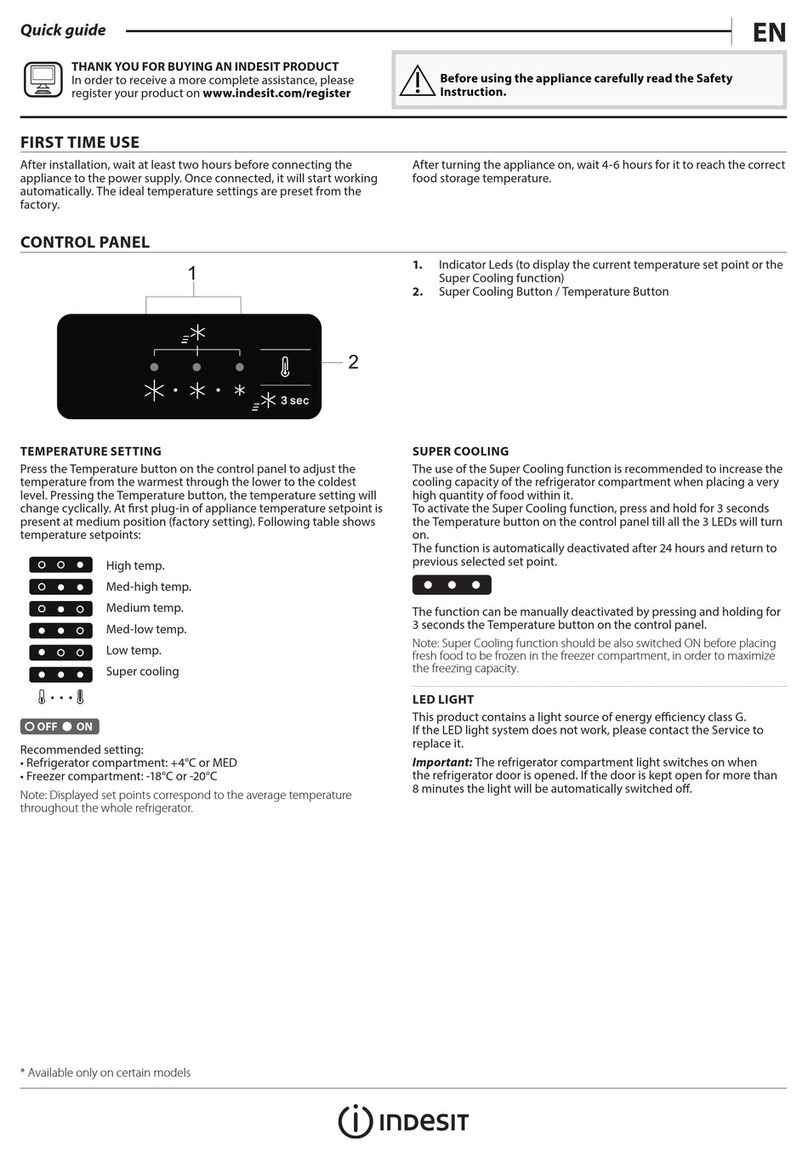 Indesit LI9 S2E W quick guide