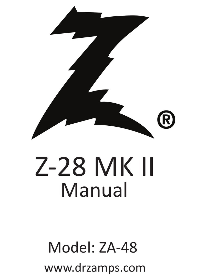 DR. Z Amplification Z-28 MK II manual