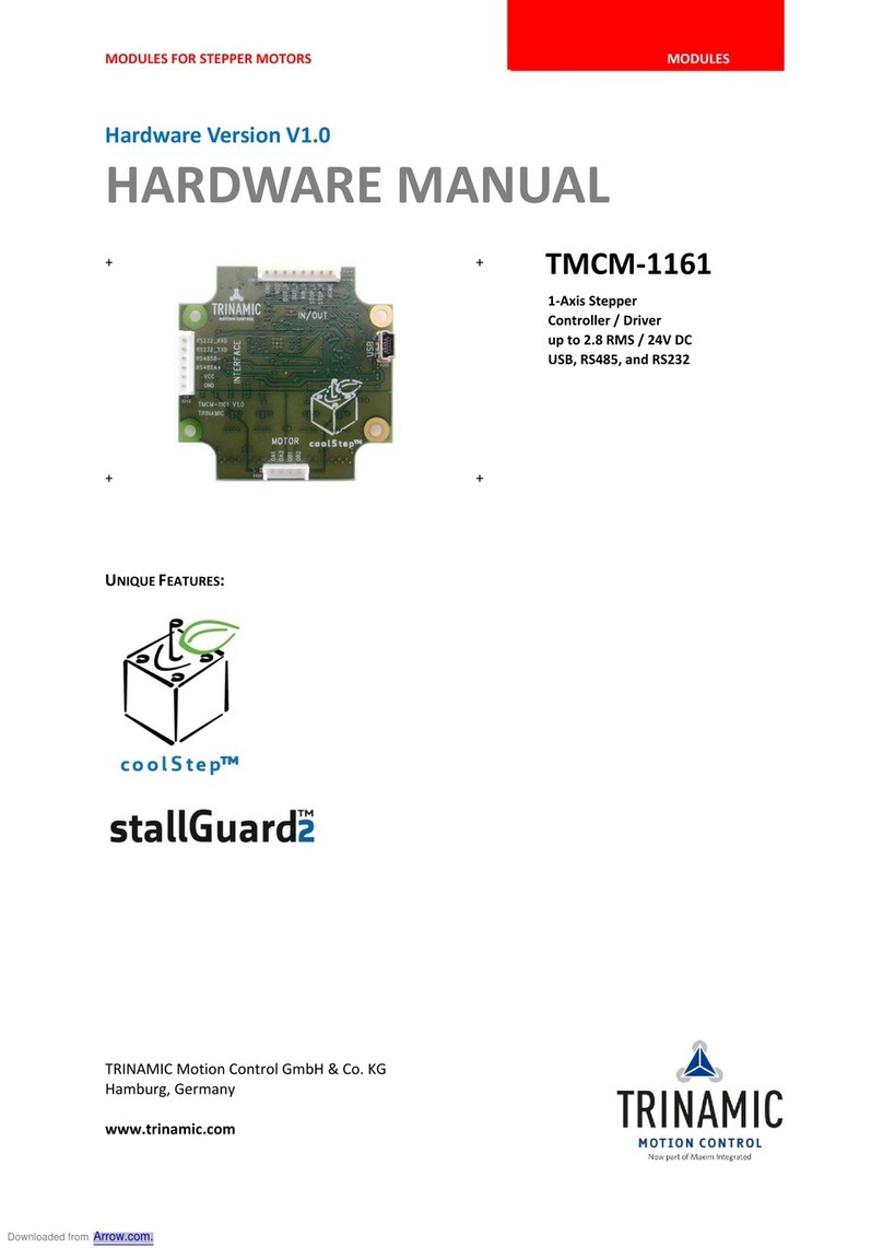 Trinamic TMCM-1161 Hardware manual