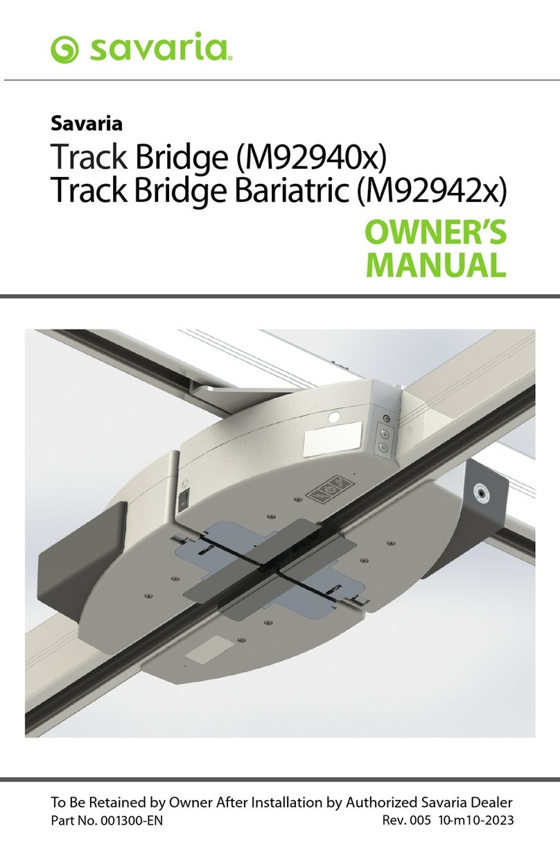 Savaria Track Bridge User manual Savaria Track Bridge User manual