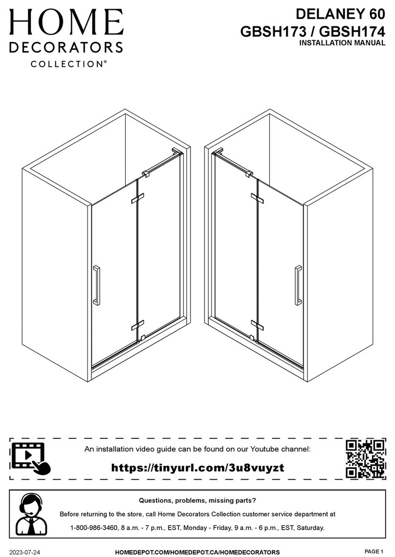 Home Decorators Collection DELANEY 60 installation manual