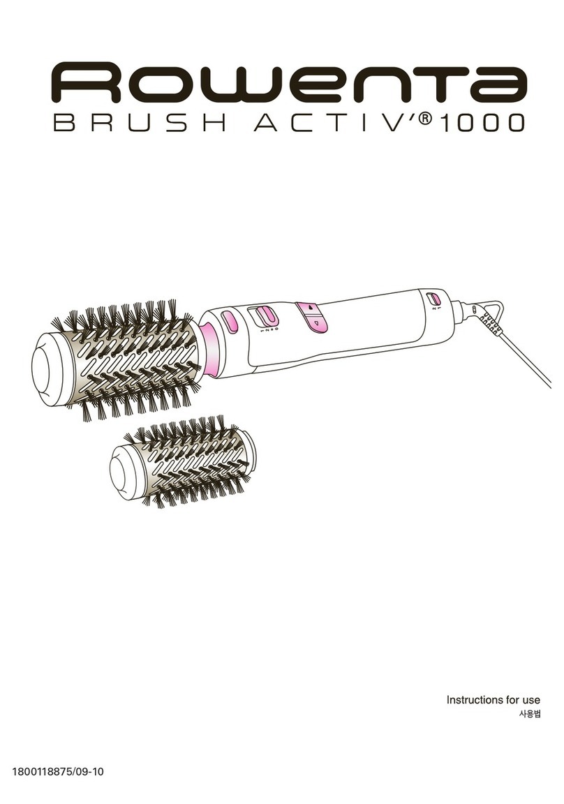 Rowenta BRUSH ACTIV 1000 User manual