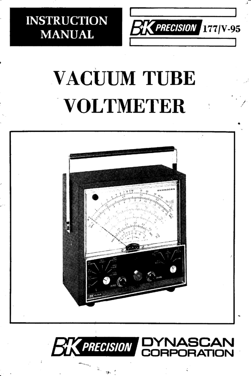 B+K precision 177/V-95 User manual