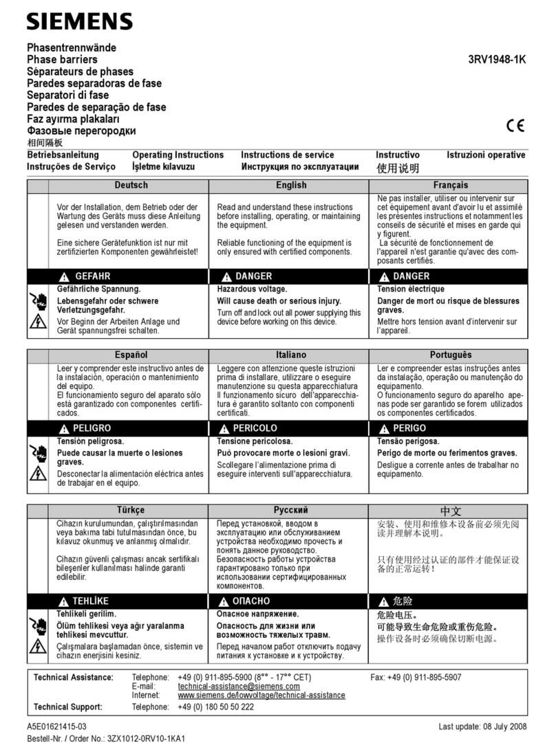 Siemens 3RV1948-1K User manual