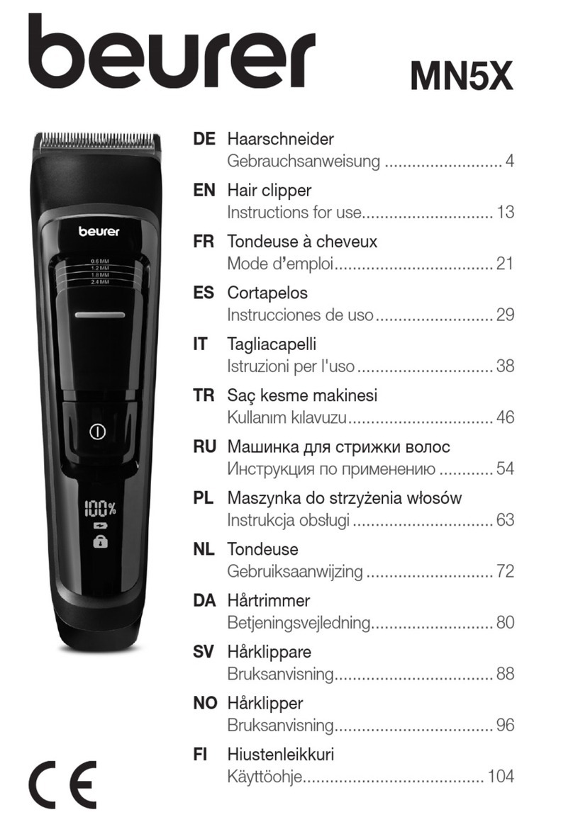 Beurer MN5X Instructions for use