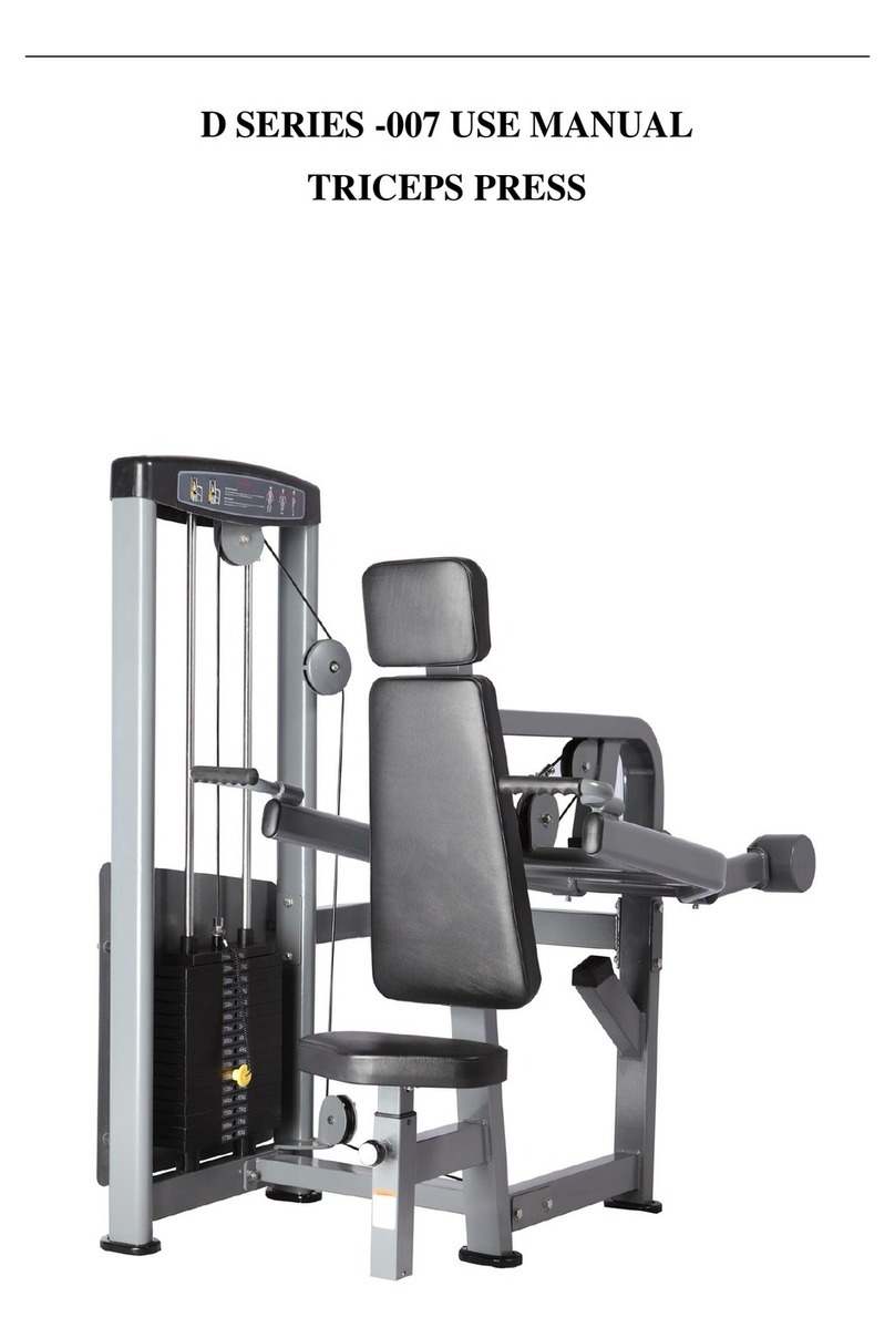 BRONZE GYM D-007 User manual