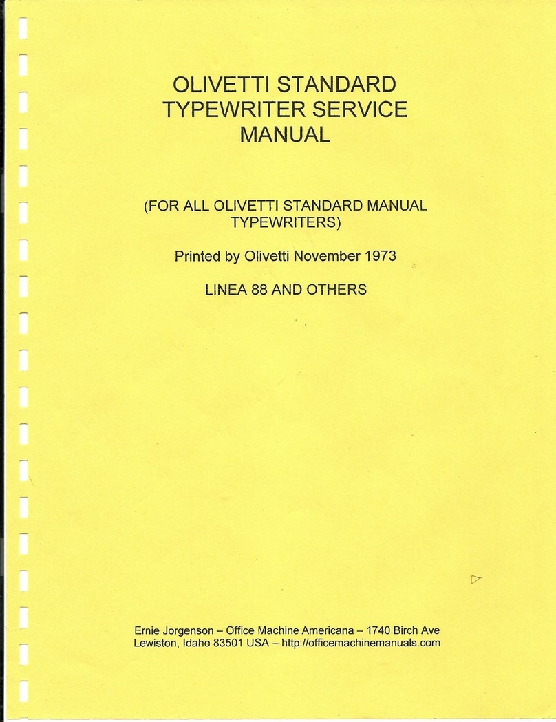 Olivetti LINEA 88 User manual