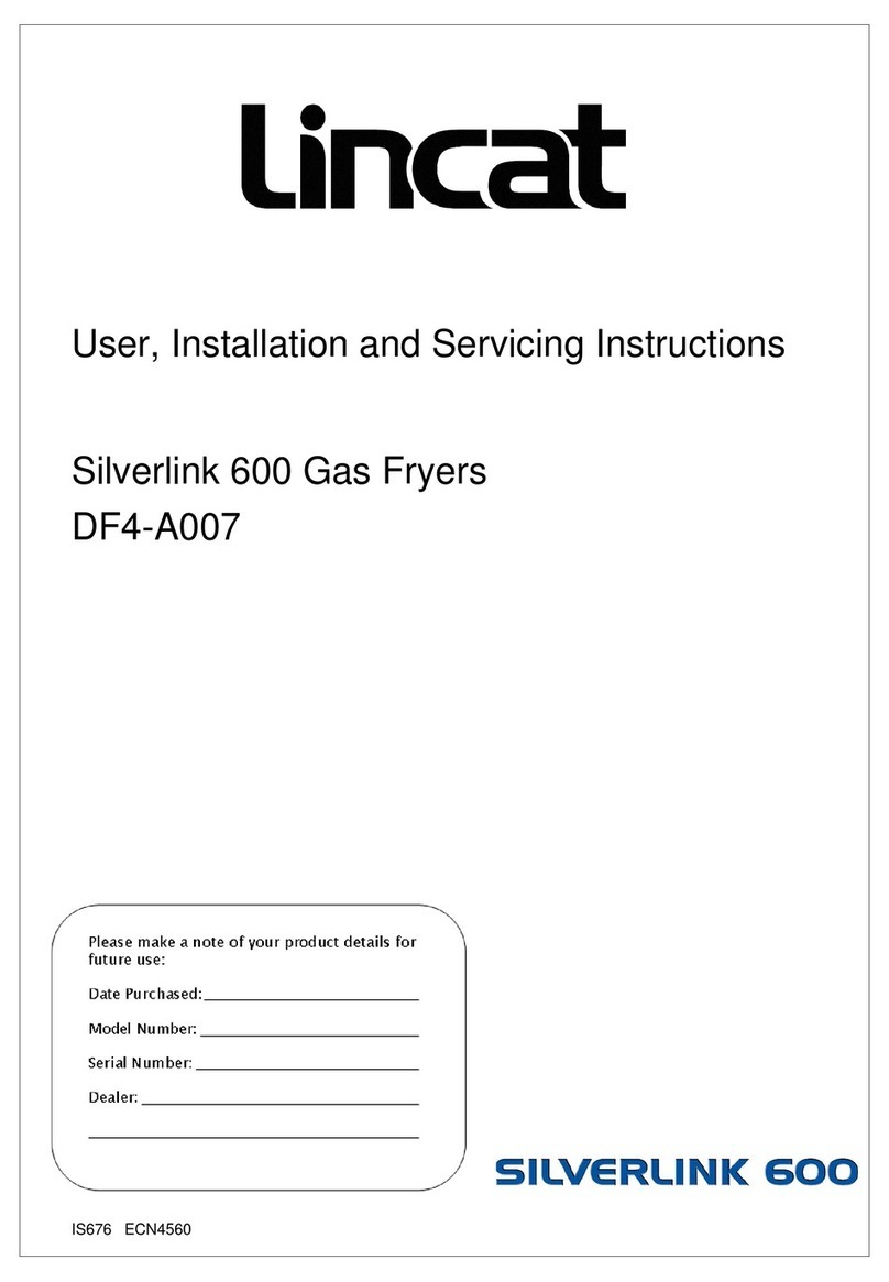 Lincat Silverlink 600 DF4-A007 User, installation and servicing instructions