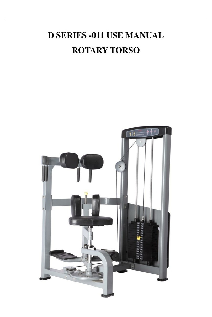 BRONZE GYM D-011 user manual