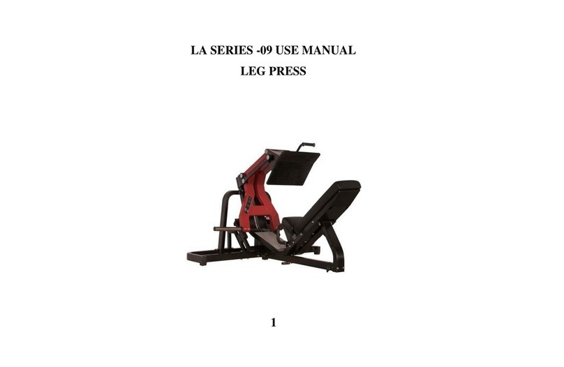 BRONZE GYM LA Series user manual