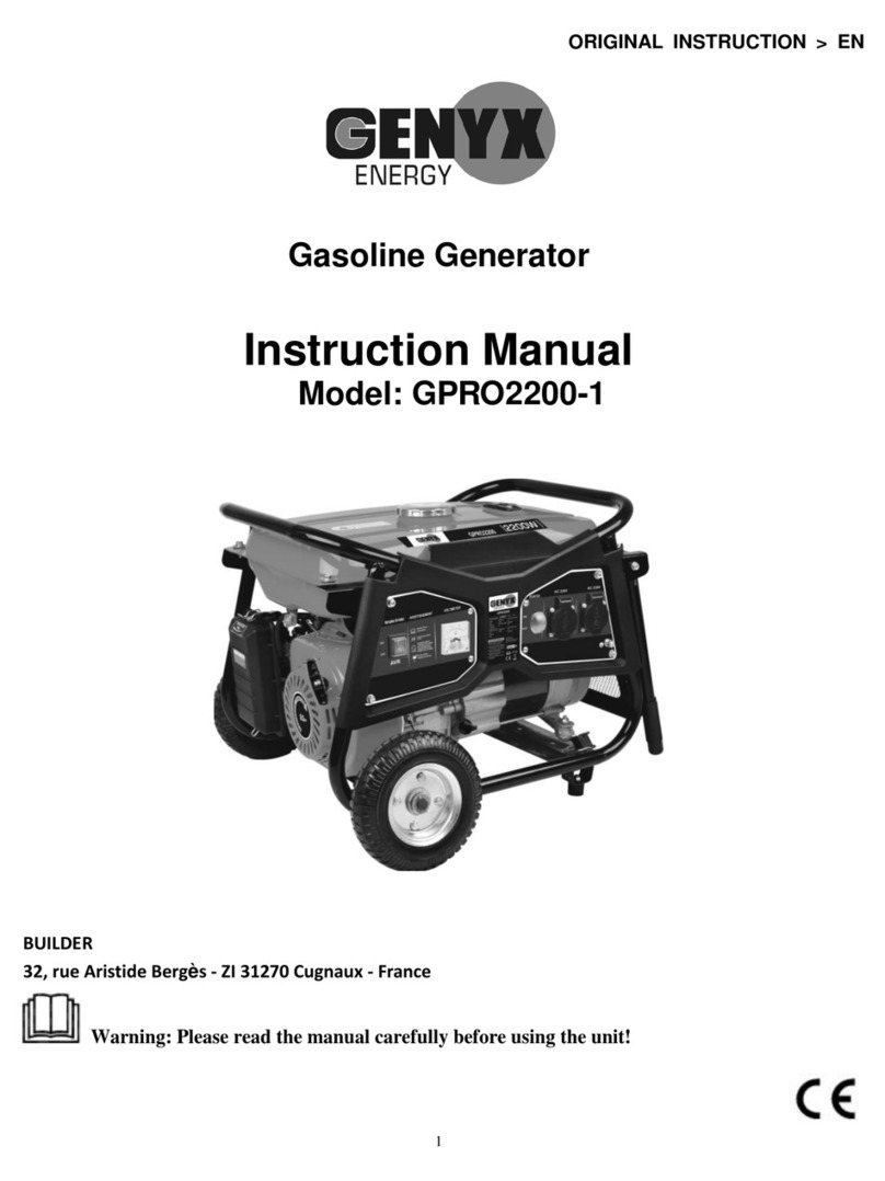 GENYX ENERGY GPRO2200-1 instruction manual GENYX ENERGY GPRO2200-1 instruction manual