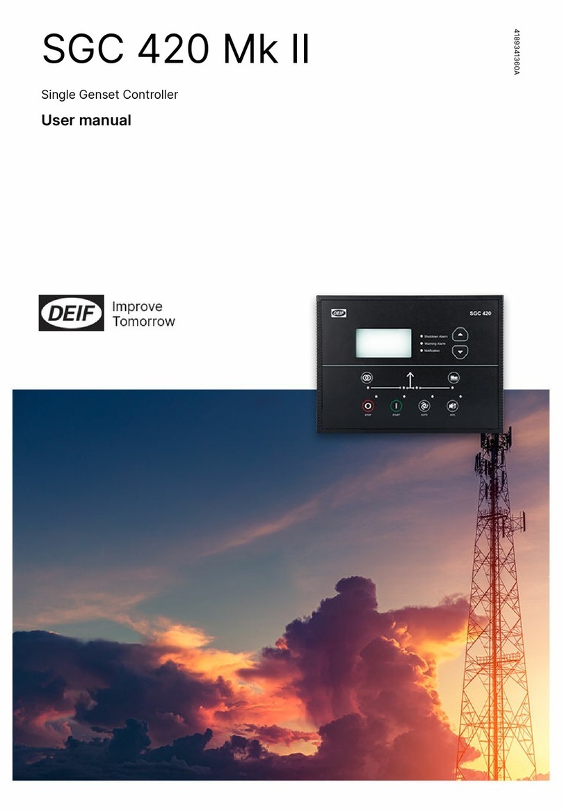 Deif SGC 420 Mk II User manual