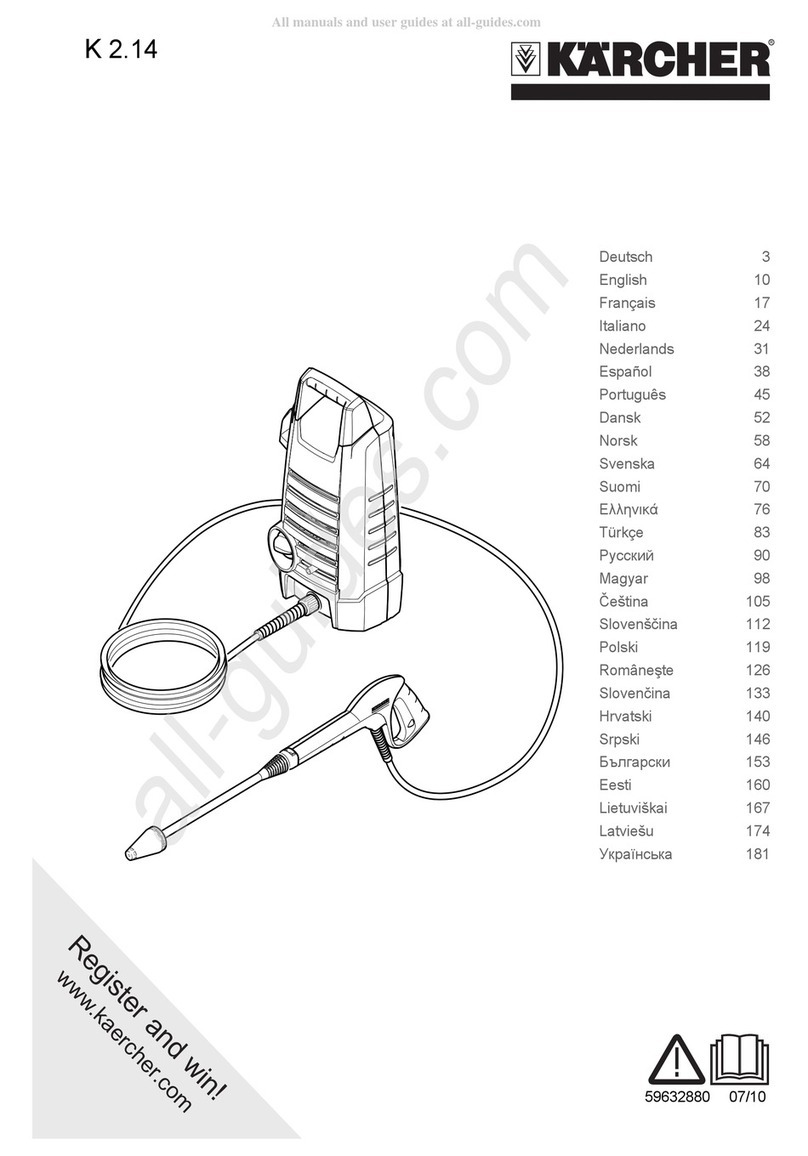 Kärcher K 2.14 User manual