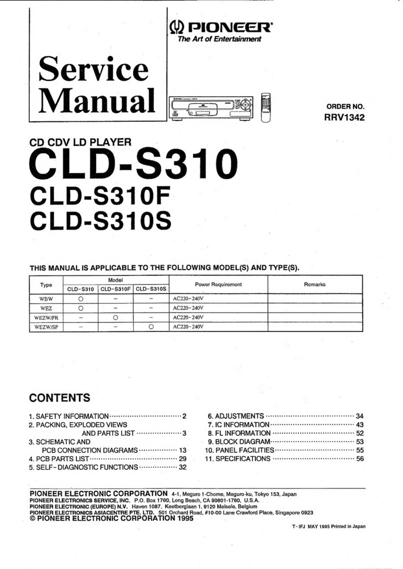 Philips CLD-S310 Service manual