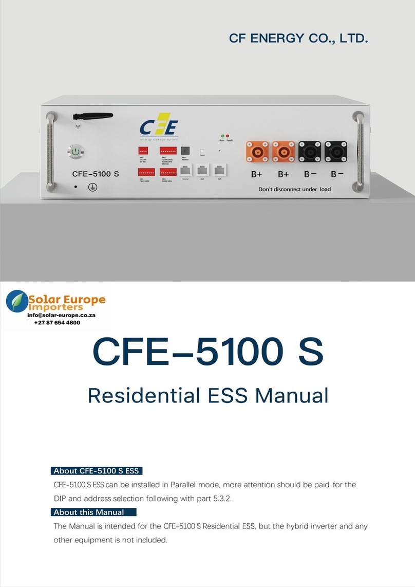 CFE CFE-5100 S instruction manual