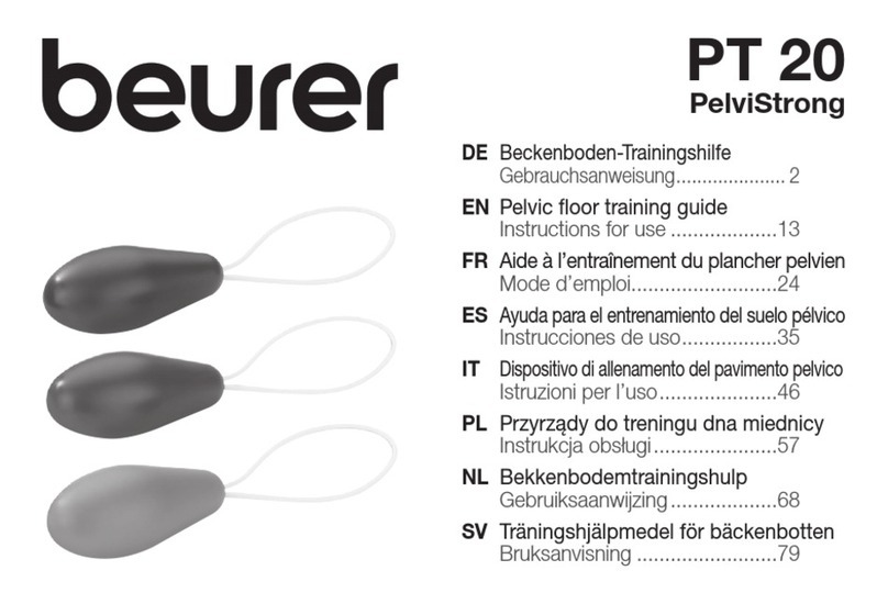 Beurer PelviStrong PT 20 Instructions for use
